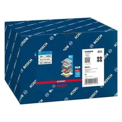 Fibra Abrasiva Bosch 152x229mm Superfino Rojo N880
