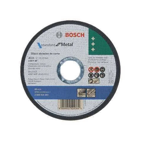 Disco Corte Metal 4-1/2" Standard A 60 T BF BOSCH 115mm - Imagen 2