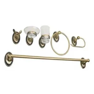 Accesorio Baño 6Pzs, Lujo, Bronce Antiguo; AQUARAME; IVA | 5 | CA40000046_NA SU