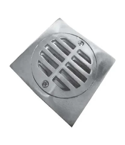 Rejilla cuadrada de aluminio 2″ – Cromada