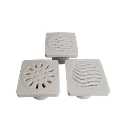 Rejilla cuadrada de plástico 2″ – Blanca