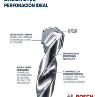 Broca Concreto 11/64 (4.5mm), CYL-1, L=50mm (85mm); BOSCH; IVA | 3 | CA20000296_2608590070 SU