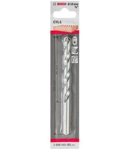 Broca Concreto 3/8 (10mm), CYL-1, L=80mm (120mm); BOSCH