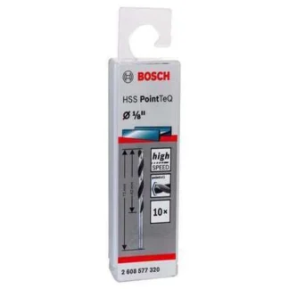 Broca Metal 1/8 (3mm), Point-Teq, L=42mm (71mm), Paq 10U; BOSCH; IVA | 3 | CA20000162_2608577320 SU