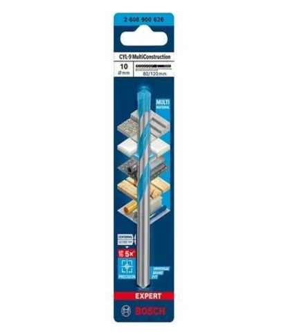 Broca Multiconstruction 10mm, CYL-9, Expert, L=80mm (120mm); BOSCH
