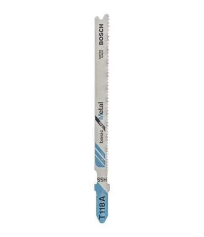 Set Hojas Sierra Calar, 5 Und, 17-23 Teeth/Inch, Chapas Metal Finas, T118A Hss; BOSCH