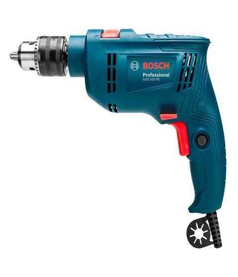 Taladro Percutor 1/2, 550W, 3.100Rpm, 49.600Bpm, 110V, 60Hz, Gsb 550 Re; BOSCH; IVA | 3 | CA20000096_06011B60G0 SU