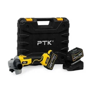 Amoladora 4-1/2, 20V, Inalam., Brushless, 2Bat.4Ah Y Cargador; PTK; IVA | 10 | 08655 SU