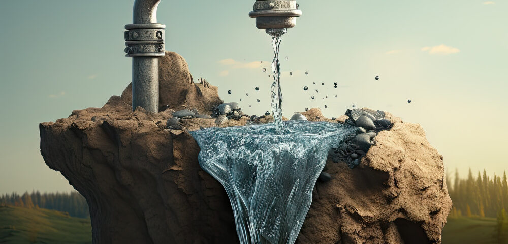 Válvula instalada correctamente en sistema de riego agrícola, evitando errores al instalar válvulas