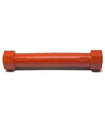 Neplo 1/2 X 18Cm, Pl., Hembra Npt, A/Caliente, Rojo; DAMPLAST