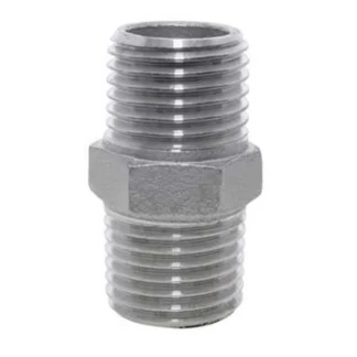 Neplo Corrido 1/4, Cintura, Acero Inox. 304, Npt, 150Lb; TW; IVA | 15 | CA40000453_CHI3649 SU