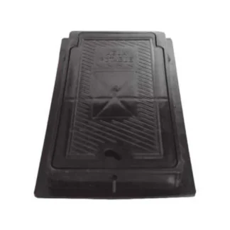 Tapa P/Medidor Pared, C/Marco, Pl., Negro; NAC; *** | 10 | CA20000207_NA SU