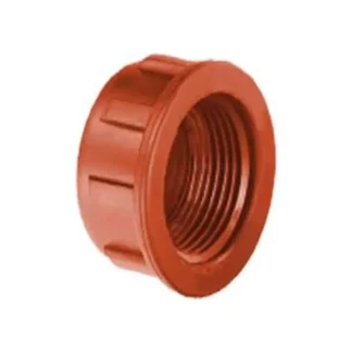Tapon 1, Pl., Hembra Npt, A/Caliente, Rojo; TW; IVA | 10 | CA40000127_NA SU