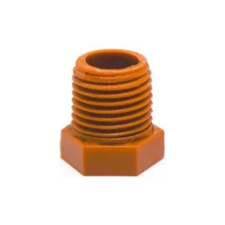 Tapon 1/2, Pl., Macho Npt, A/Caliente, Rojo; DAMPLAST; IVA | 15 | CA40000375_NA SU
