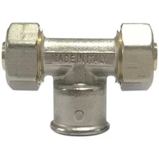 Tee 16Mm X 1/2 X 16Mm, Hembra Npt, Apriete, Gerpex; EMMETI; IVA | 15 | CA40000489_499724 SU