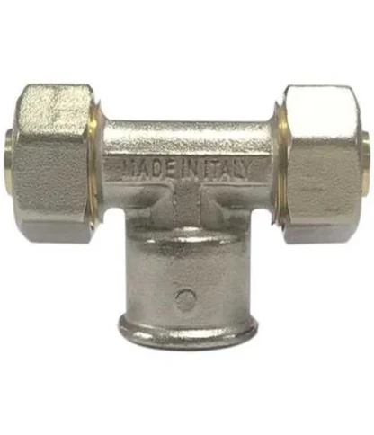 Tee 16Mm X 1/2 X 16Mm, Hembra Npt, Apriete, Gerpex; EMMETI
