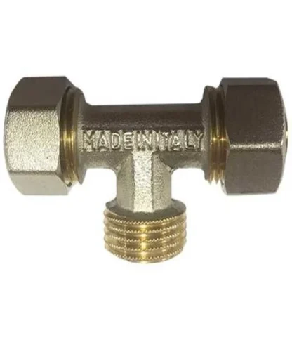 Tee 16Mm X 1/2 X 16Mm, Macho Npt, Apriete, Gerpex; EMMETI