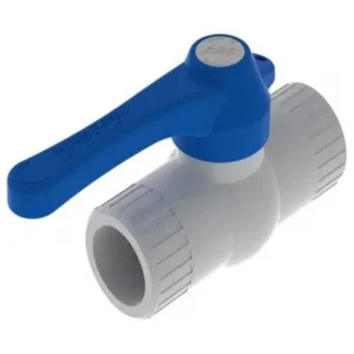 Valvula Esferica 1, Pvc, H-H Lisa, Compacta, Pesada, Bl.C/Azul, 3372; PCP; IVA | 15 | CA50000133_3372 SU