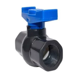 Valvula Esferica 1, Pvc, H-H Npt, Compacta, Gris C/Azul; TW; IVA | 15 | CA50000006_00002181*T00 SU