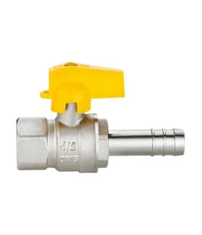 Válvula de Gas 1/2" x 9 mm Pitón Hembra DOUBLE LIN Ll1081A