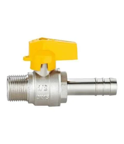 Válvula de Gas 1/2" x 9 mm Pitón Macho DOUBLE LIN Ll1082A