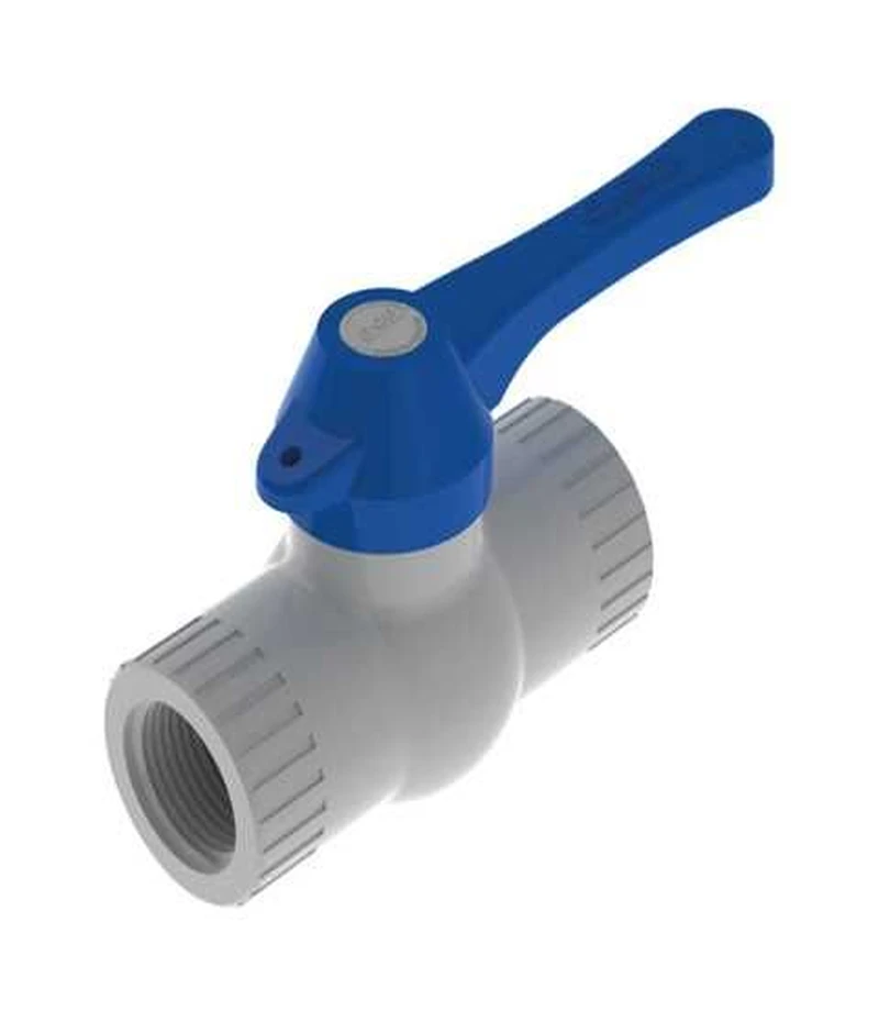 Valvula Esferica 1/2, Pvc, H-H Npt, Compacta, Pesada, Bl.C/Azul, 3167; PCP; IVA | 15 | CA50000171_3167 SU
