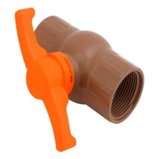 Valvula Esferica 2, Pvc, H-H Npt, Compacta, Cafe M/Nar.; KRONA; IVA | 15 | CA50000165_100999101 SU