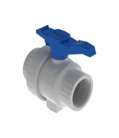 Valvula Esferica 2, Pvc, H-H Npt, Una Univ., Pesada, Bl.M/Azul, 3184; PCP