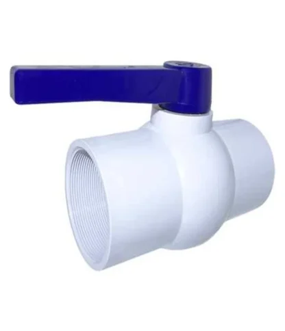 Valvula Esferica 3, Pvc, H-H Npt, Compacta, Bl.C/Azul; BP