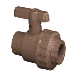 Valvula Esferica 3/4, Pvc, H-H Npt, Una Universal, Cafe M/Nar.; KRONA; IVA | 10 | CA50000409_100999105 SU