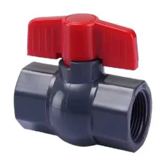 Valvula Esferica 1-1/2, Pvc, H-H Npt, Compacta, Gris C/Rojo; ERA; IVA | 15 | CA50000087_UCB01150 SU