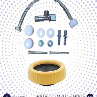 Kit Inst.Inodoro, Cont: Anillo Cera, Anclajes, Llave Ang, Mang.Abasto; PROGOM; IVA | 15 | AD059 SU