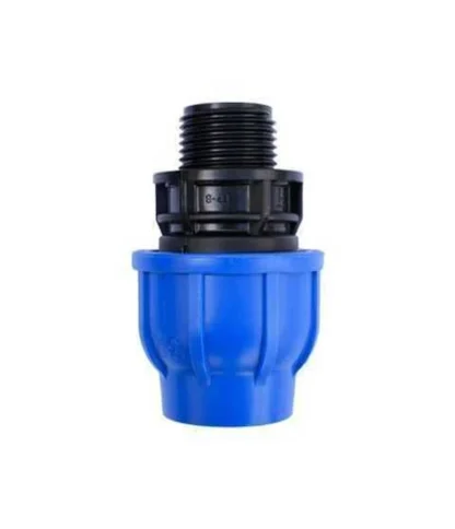 Adaptador Compresion Rapido Macho TW para riego tecnificado