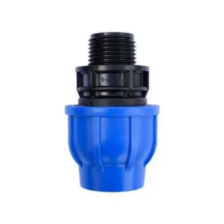 Adaptador Compresion Rapido 2 X 63mm, Macho; IRRITEC; *** | 15 | CA60000281_2416 SU