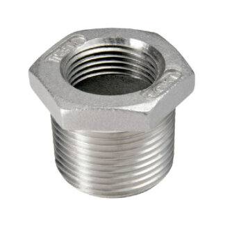 Bushing roscable acero inoxidable
