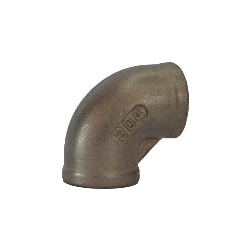 Codo 3/4" acero inoxidable
