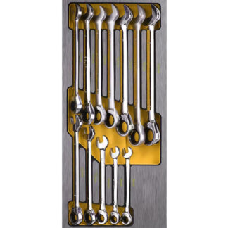 JUEGO LLAVES RATCHA 12PZS -ELAN TOOLS-