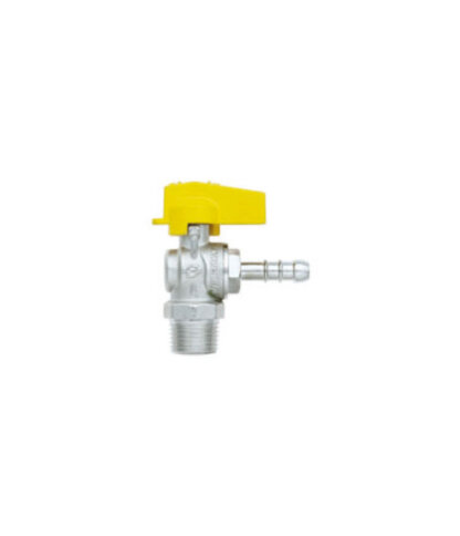 Válvula gas 1/2″ en ángulo Macho Italiana