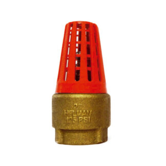 Válvula de pie canastilla plástica