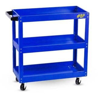 carro porta herramientas 3 niveles azul acero carbono