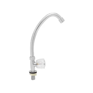Llave Cocina Base Met., Mo-D005E, P/Acrilico, P/Cisne, Cr.; FIORI