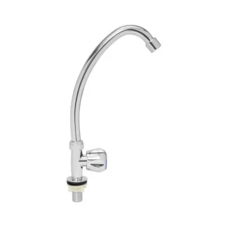Llave Cocina Base Met., Mo-D007A, Pomo Cr., P/Cisne, Cr.; FIORI
