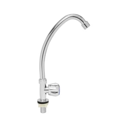 Llave Cocina Base Met., Mo-D007A, Pomo Cr., P/Cisne, Cr.; FIORI