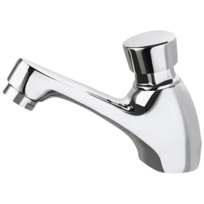 Llave Lavabo Met., C5587, Push, Fluxometro, Cr.; FIORI