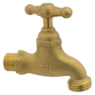 Llave Manguera 1/2, 125Psi, Zinc, Dorado; FIORI