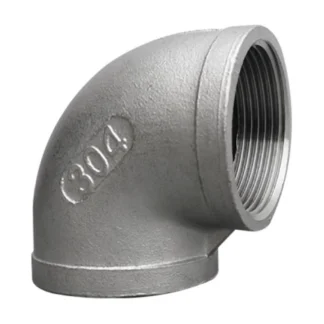 Codo 90 grados Acero Inoxidable 304 NPT 150 lb