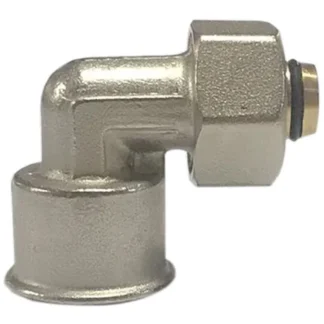 Codo 1/2 X 16mm, Hembra, Apriete, Gerpex; EMMETI