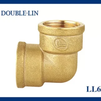 Codo 1/2 X 90, Bronce, Npt, 6017; DOUBLE LIN