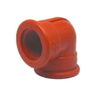 Codo 90 grados Tipo Plastigama Agua Caliente Rojo DAMPLAST