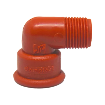 Codo Cachimba 1/2 X 90° Agua Caliente Rojo DAMPLAST